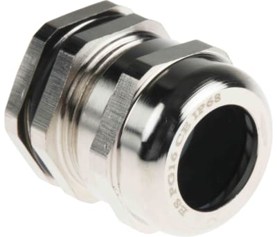 Product image for PG16 Brass Cable gland + locknut,8-14mm