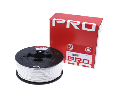 Product image for RS White PLA 2.85mm Filament 1kg