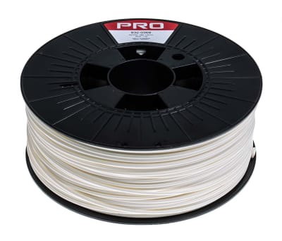 Product image for RS White ABS 2.85mm Filament 1kg