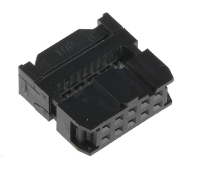 Product image for SOCKET, IDC, S/RELIEF, 2.54MM, 10WAY