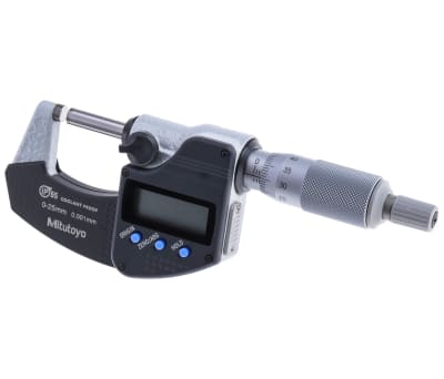 Product image for Mitutoyo 293-230-30 External Micrometer, Range 0 mm →25 mm