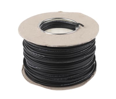 Product image for H07Z-K 2.5mm Black Cable 100m