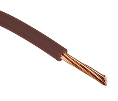 Product image for 6491X / H07V-R 1.5mm Brown Cable 100m