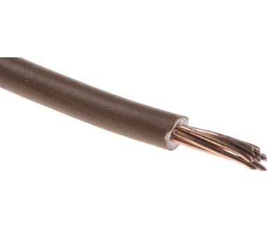 Product image for 6491X / H07V-R 2.5mm Brown Cable 100m