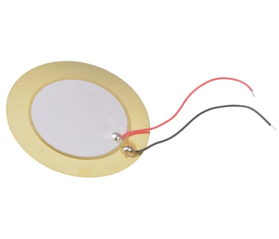 Product image for PIEZO SPEAKER ELEMENT 35MM DIA 50MM LEAD