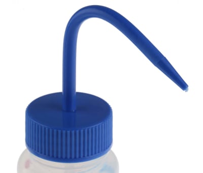 Product image for Wash bottle,250ml,Isopropanol,blue close