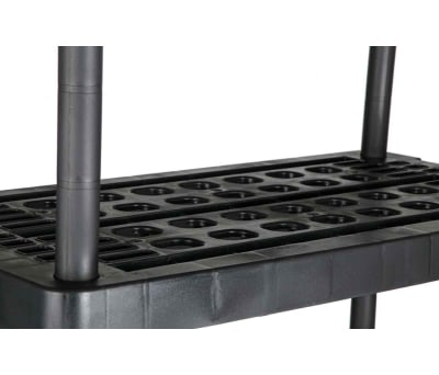 Product image for Black 5 adjustable shelves