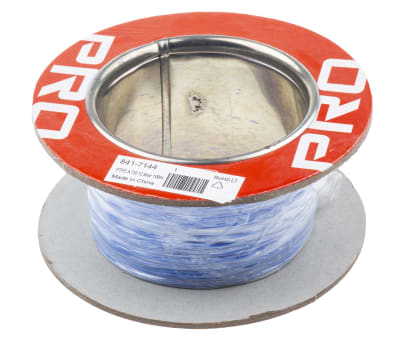 Product image for PTFE A 7/0.12 blue 100m