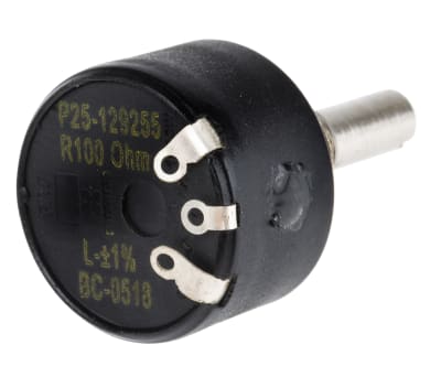 Product image for Potentiometer wirewound 100R 10% 1W