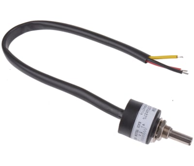 Product image for Potentiometer 1 turn wirewound 5K 10% 1W