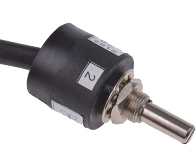 Product image for Potentiometer 1 turn wirewound 5K 10% 1W