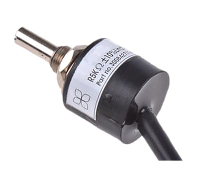 Product image for Potentiometer 1 turn wirewound 5K 10% 1W
