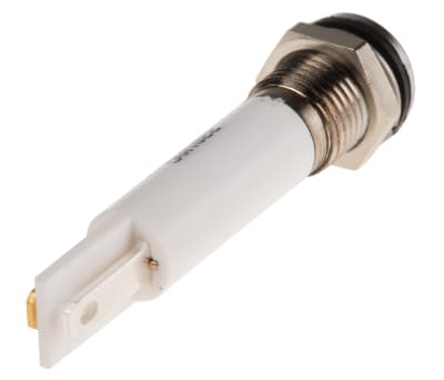 Product image for 8mm prom hyper bright LED, white 220Vac