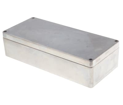 Product image for Aluminium Enclosure, Nat, 360x160x90mm