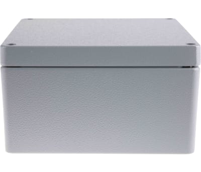 Product image for Aluminium Enclosure, Grey, 230x200x110mm