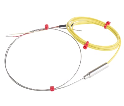 Product image for Type K Thermocouple, S/S, 1x500mm + ANSI