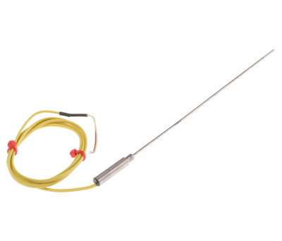 Product image for TypeK Thermocouple,S/S, 1.5x150mm + ANSI