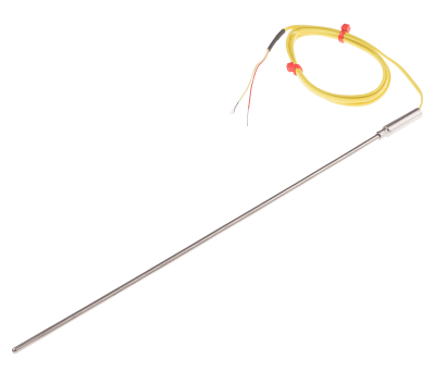 Product image for Type K Thermocouple, S/S, 3x250mm + ANSI