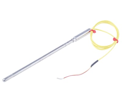 Product image for Type K Thermocouple,S/S, 6x150mm + ANSI