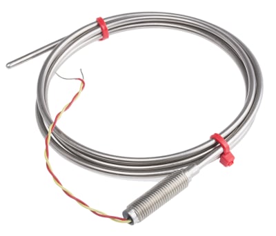 Product image for Type K Thermocouple,S/S, 3x1000mm + ANSI