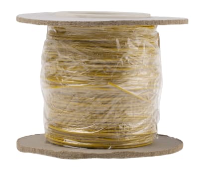 Product image for Yellow equipment wire 3/0.07mm 100m