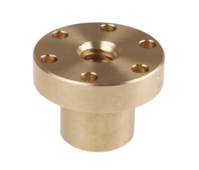 Product image for Flanged Bronze Nut for 14 X 3 Lead Screw