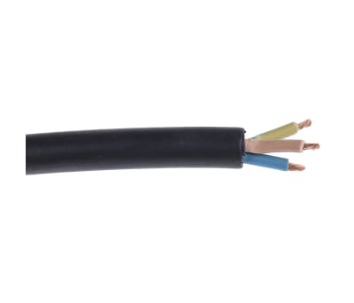 Product image for H05RRF 3 Core 1.0mm rubber cable 100m