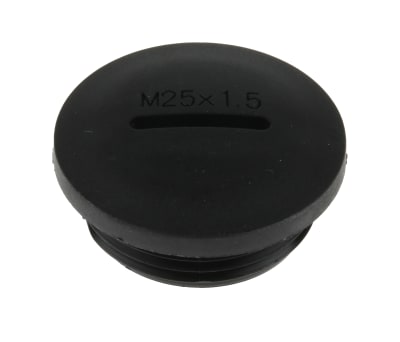 Product image for SCREW PLUGNylon 66 94v-2Black M25x1.5