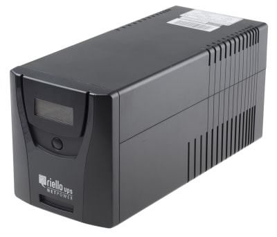 Product image for Riello 1000VA Desktop UPS Uninterruptible Power Supply, 230V Output, 600W - Line Interactive