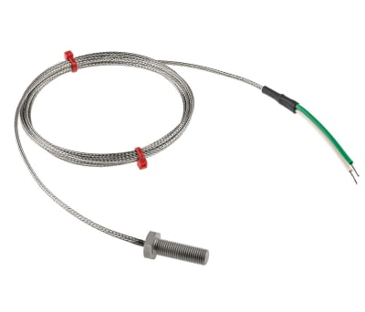 Product image for Type K Thermocouple 2m braided cable