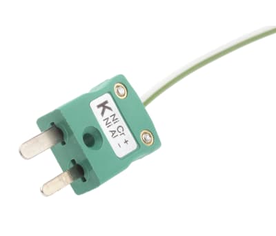 Product image for Type K Thermocouple + Plug, 2m