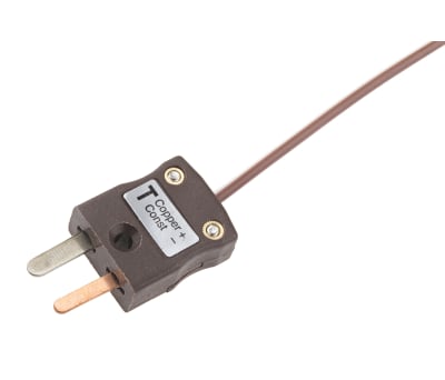 Product image for Type T Thermocouple + Plug, 5m