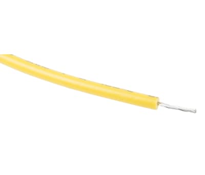 Product image for UL3321 Hook-up wire 24AWG Yellow 100m