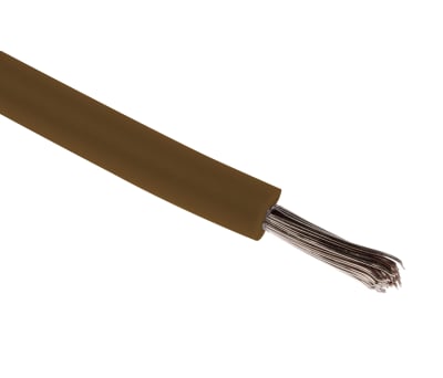 Product image for UL11028 Hook-up wire 22AWG Brown 100m