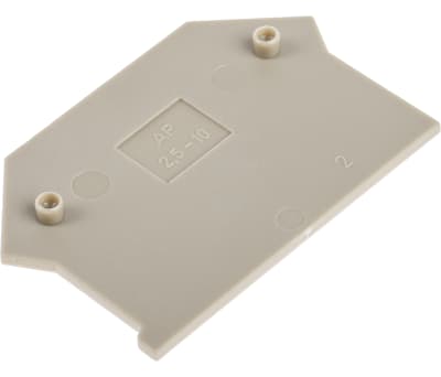 Product image for End Plate for RK/SRK2.5 to RK/SRK10 Beig