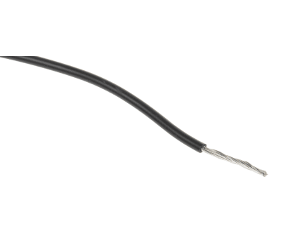 Product image for UL3266 Hook-up wire 26AWG Black 100m