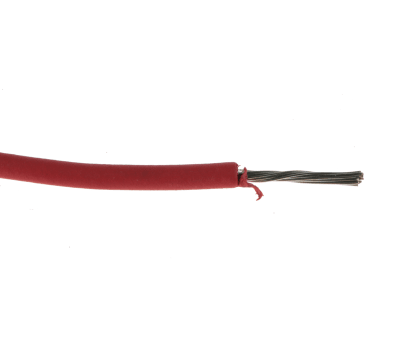 Product image for RS PRO Red, 0.33 mm² Hook Up Wire, 100m