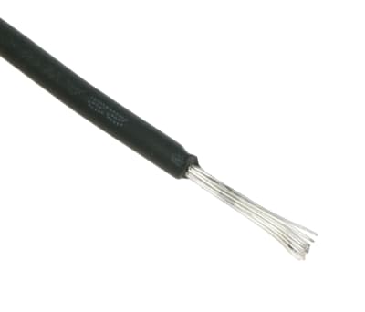 Product image for UL3239 Hook-up wire 22AWG Black 100m