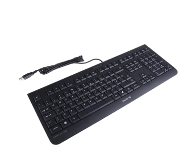 Product image for CHERRY KEYBOARD WIRED BLACK USB GB