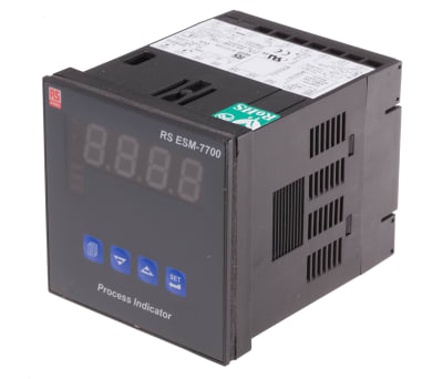 Product image for Temp Indicator, 72x72, Relay, 100 240Vac