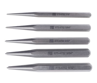 Product image for 5pcs centre punch set