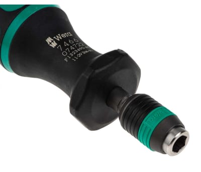 Product image for Wera 1/4 in Hex Pre-Settable Torque Screwdriver, 1.2 → 3.3Nm