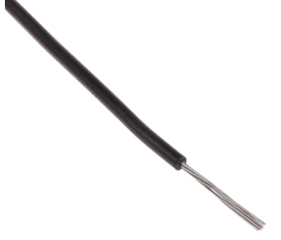 Product image for UL1429 Hook-Up wire 28AWG Black 100m