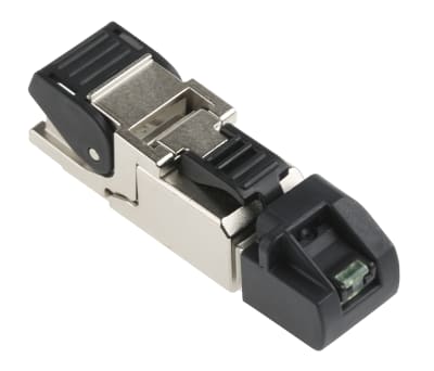 Product image for CAT 6 RJ45 MFP8 SHIELDED PLUG AND CAP