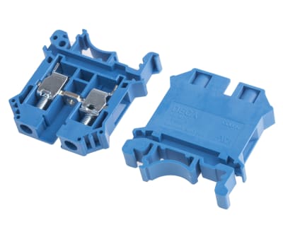 Product image for Din Rail mini Terminal Blocks, 6sq.mm