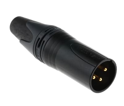 Product image for 3 POLE CABLE CONNECTOR MALE BLACK BODY