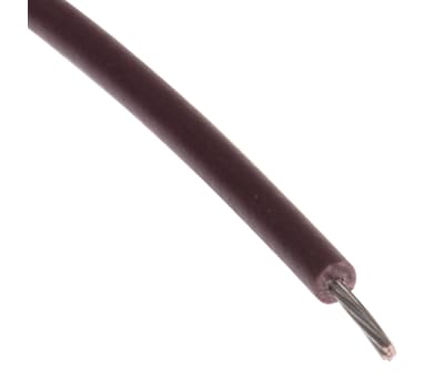 Product image for UL1569 Hook-Up wire 26AWG Brown 100m