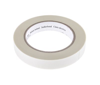 Product image for 3M Scotch 69 Glass White Cloth Tape, 50mm x 33m, 0.18mm Thick