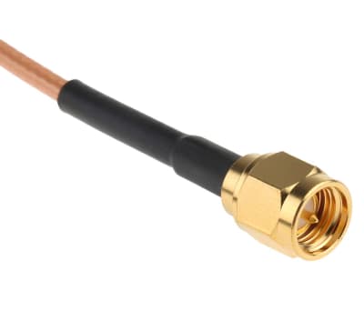 Product image for SMA PLUG - BNC PLUG LEAD RG-316 6"