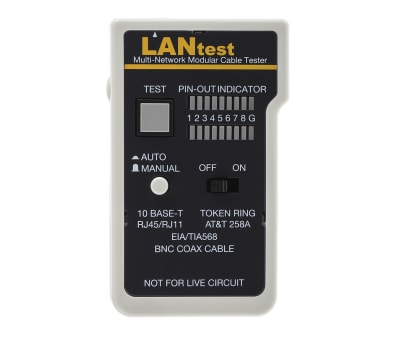 Product image for Cinch Connectors Cable Tester BNC, RJ11, RJ45